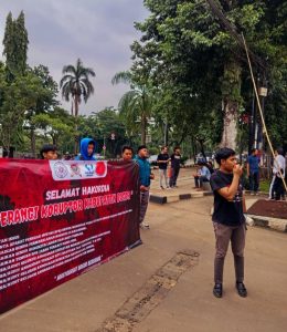 GMPB Gelar Aksi Unjuk Rasa Peringati Hari Anti Korupsi Sedunia (HAKORDIA), Sampaikan 9 Tuntutan untuk Kabupaten Bogor Bersih dari Korupsi
