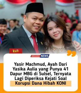 Sorotan publik tertuju pada Yasika Aulia Ramadhani, putri sulung Wakil Ketua II DPRD Sulawesi Selatan (Sulsel),Yasir Machmud.