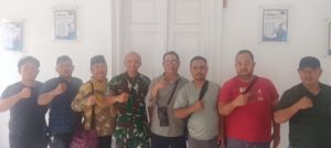 Pengurus NGO KBB Sowan Ke Kapendam III Siliwangi Bandung Jawa barat