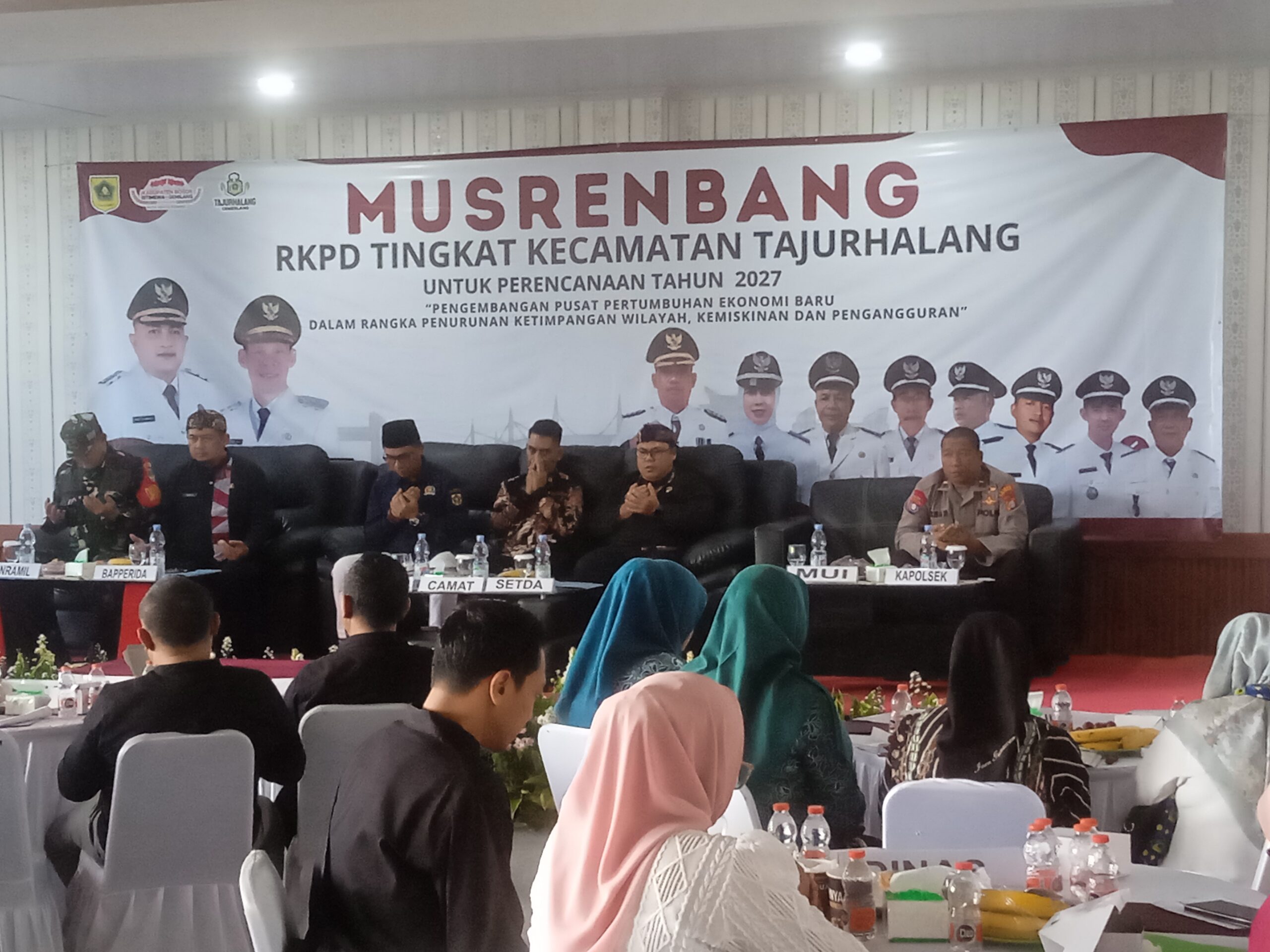 Pertumbuhan Ekonomi Baru jadi Prioritas di Musrenbang RKPD Kecamatan Tajurhalang Tahun 2027