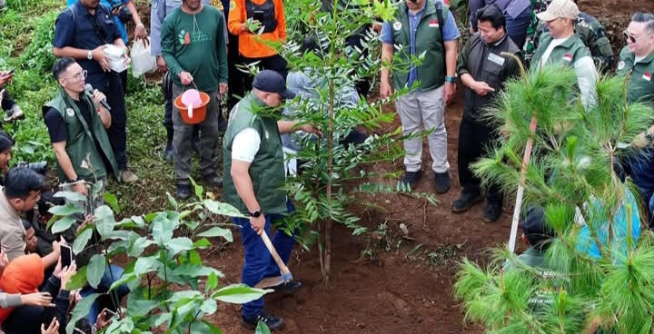Bupati Bogor Targetkan Penanaman Pohon Tahap Awal Capai 220 Hektar