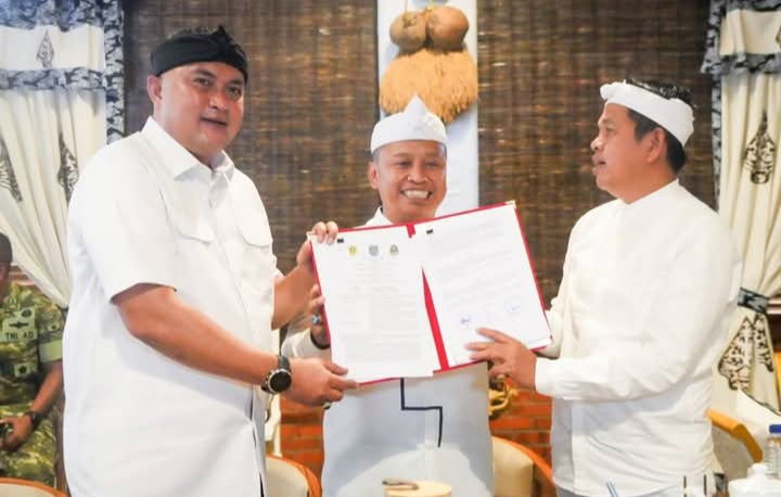 Bupati Bogor Hadiri Rapat Bersama Kepala Daerah se-Jawa Barat dan Teken MoU Pembangunan Underpass Citayam–Bojonggede