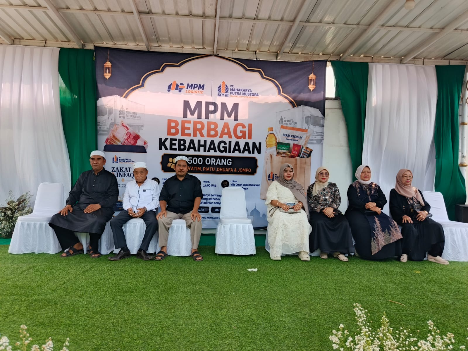 PT.MAHAKARYA PUTRA MUSTOPA (MPM) GELAR AKSI SOSIAL BERBAGI KEBAHAGIAAN DENGAN RATUSAN YATIM DAN DHUAFA DI MEKARSARI
