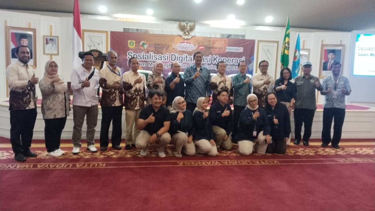 Pelatihan Digitalisasi Dilaksanakan Oleh Dekopinda Di Ruang Serba Guna 1 setda Kab.Bogor