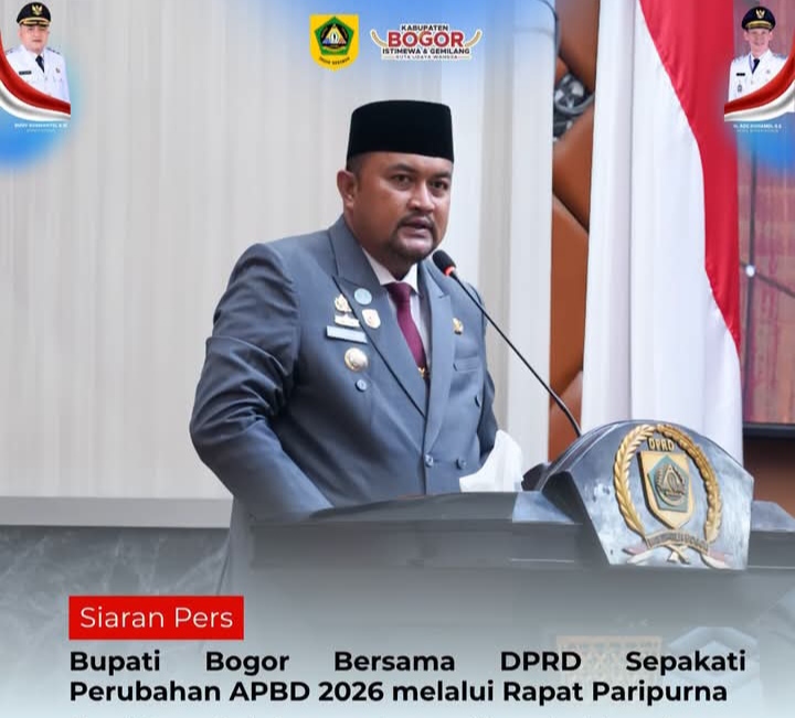 Perubahan APBD 2026 Kabupaten Bogor disepakati melalui Rapat Paripurna DPRD